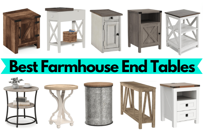 11+ Best farmhouse end tables that are simply irresistible