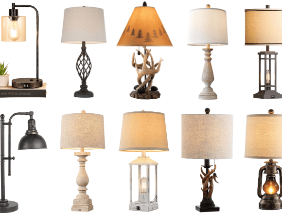 11+ Best rustic table lamps for a warm & inviting home [2024]