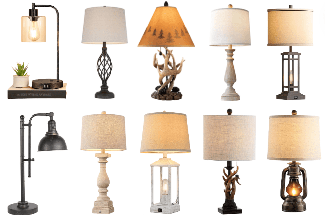 11+ Best rustic table lamps for a warm & inviting home [2024]