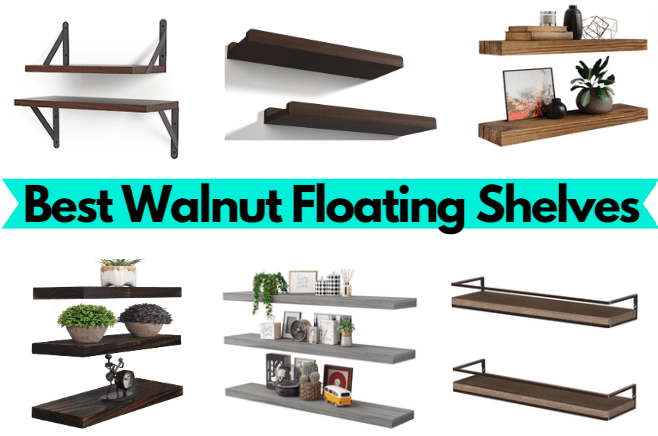 11+ Best walnut floating shelves for every home [2024]