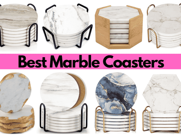 11+ Best marble coasters for all your tabletop needs