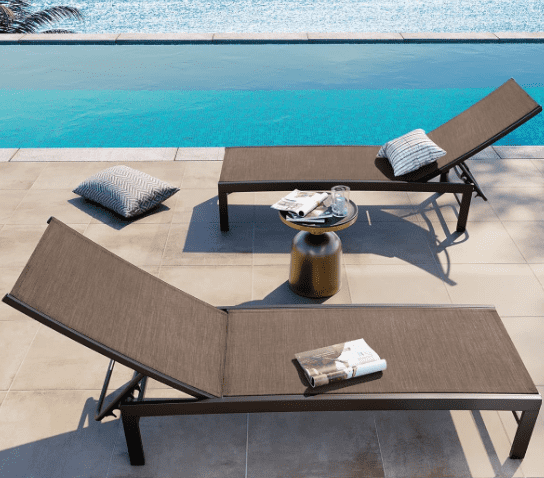 all weather swimming pool loungers