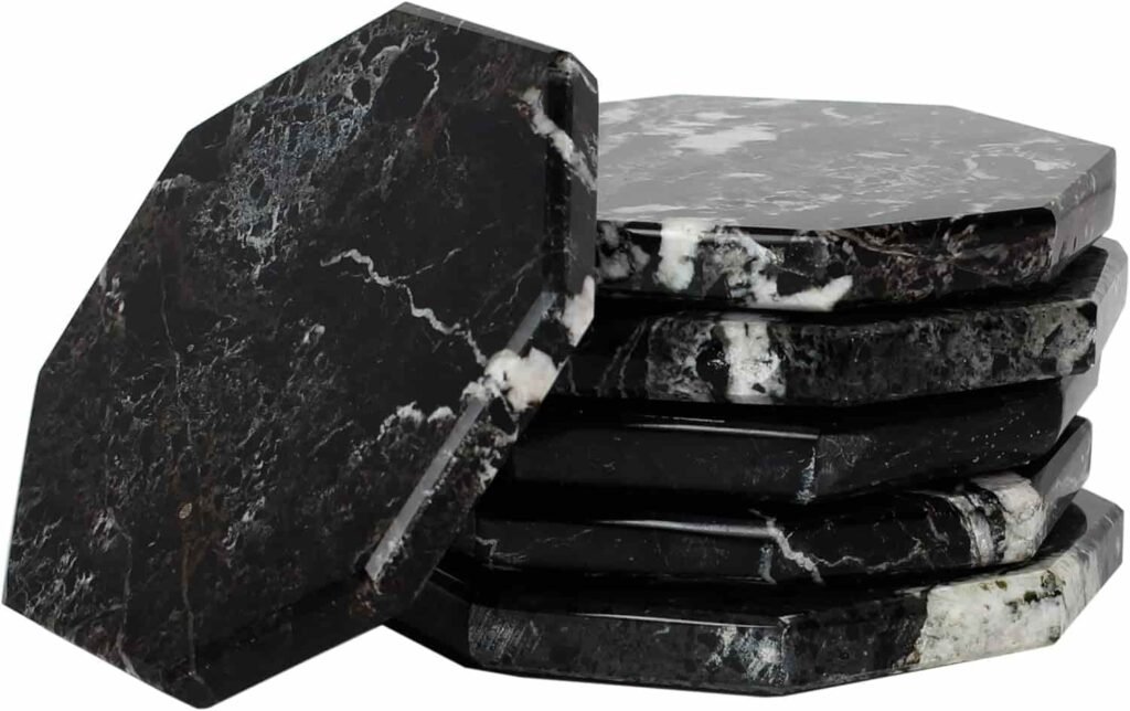 best marble coasters set of 6