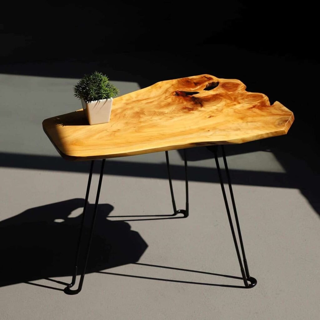 best natural edge coffee table