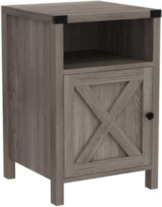 farmhouse end tables set of 2