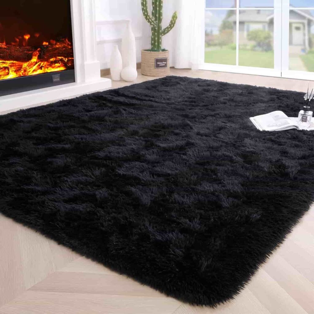 fluffy rugs amazon