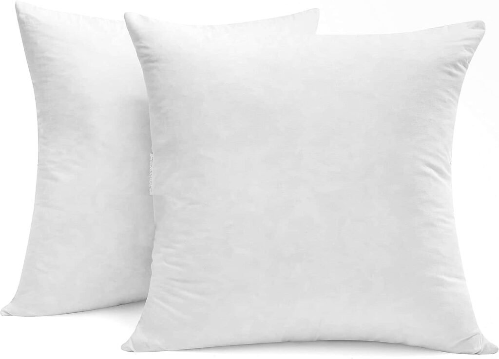 luxury goose down feather pillow inserts