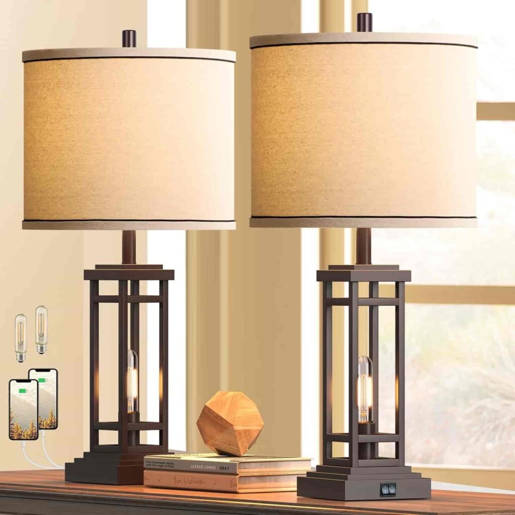 modern rustic table lamps