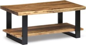 rustic live edge coffee tables