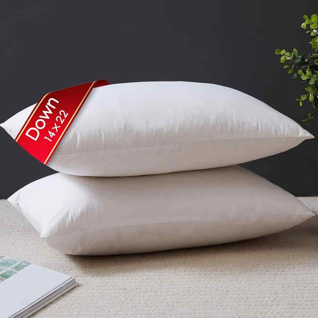 square down feather throw pillow inserts