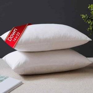 square down feather throw pillow inserts