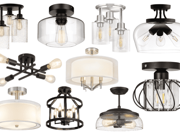 10+ Best semi flush mount ceiling lights to brighten every room [2024]