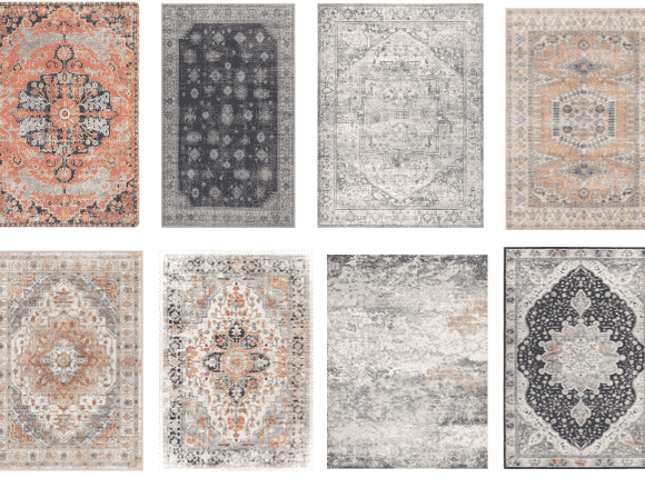 11+ Best machine washable area rugs for living room [2024]