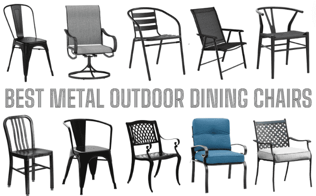 9+ Best Metal Outdoor Dining Chairs to dine in comfort [2024]