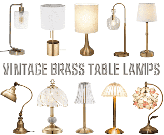 9+ Best Vintage Brass Table Lamps for a retro revival [2024]