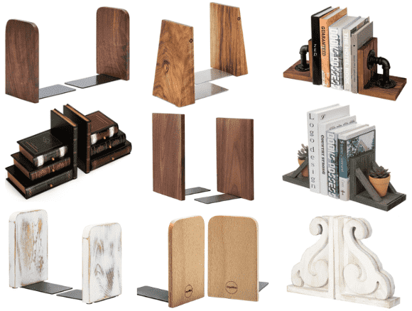 9+ Best Wooden Bookends to keep your shelves organised [2024]