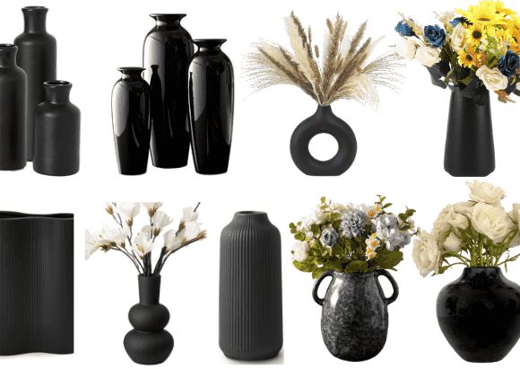 9+ Best black vases for a bold & beautiful floral arrangement [2024]