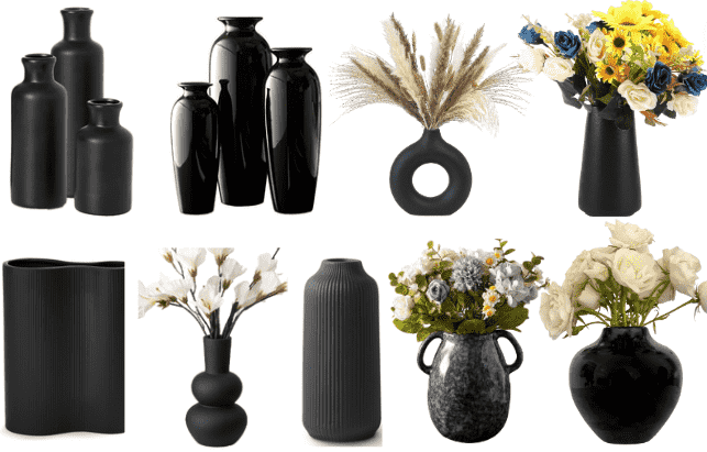 9+ Best black vases for a bold & beautiful floral arrangement [2024]