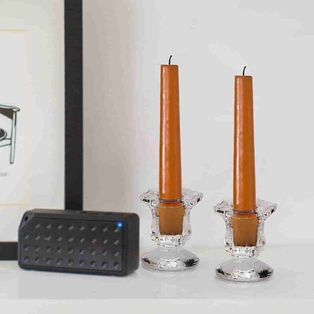 amazon glass taper candle holders centerpiece