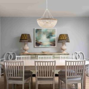 beaded boho chandelier