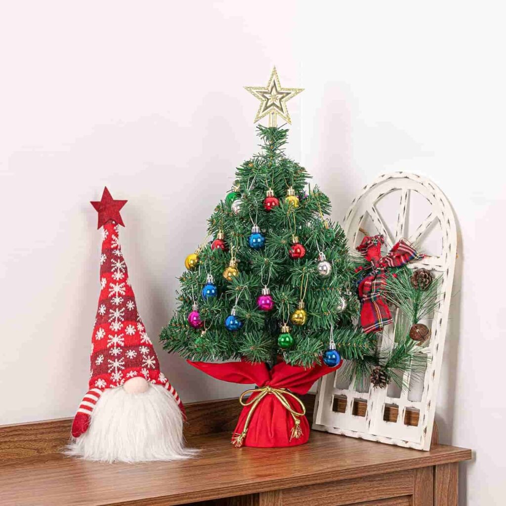 beautiful tabletop christmas trees