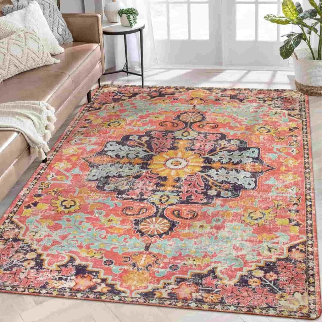 best machine washable area rugs