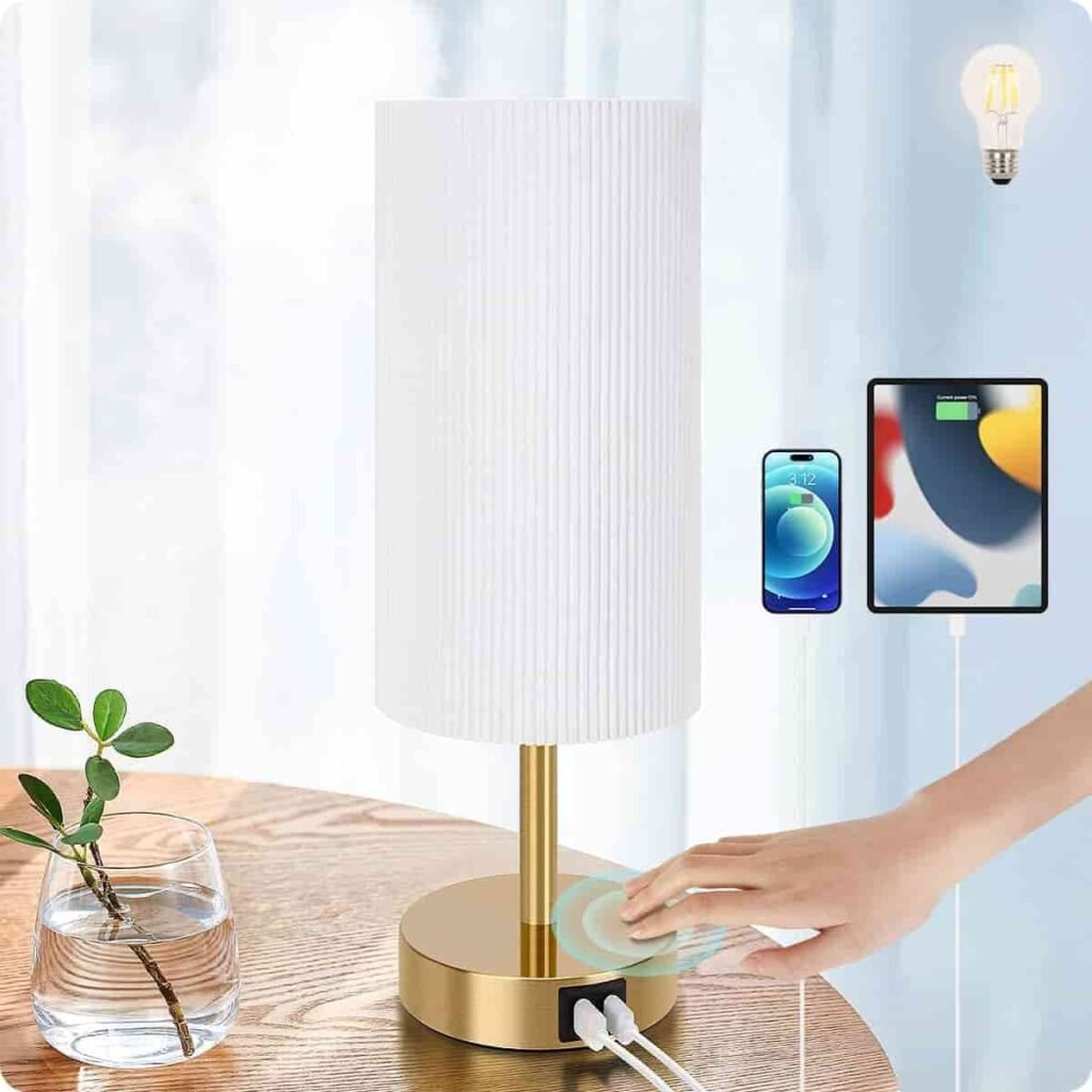 best pleated table lamps