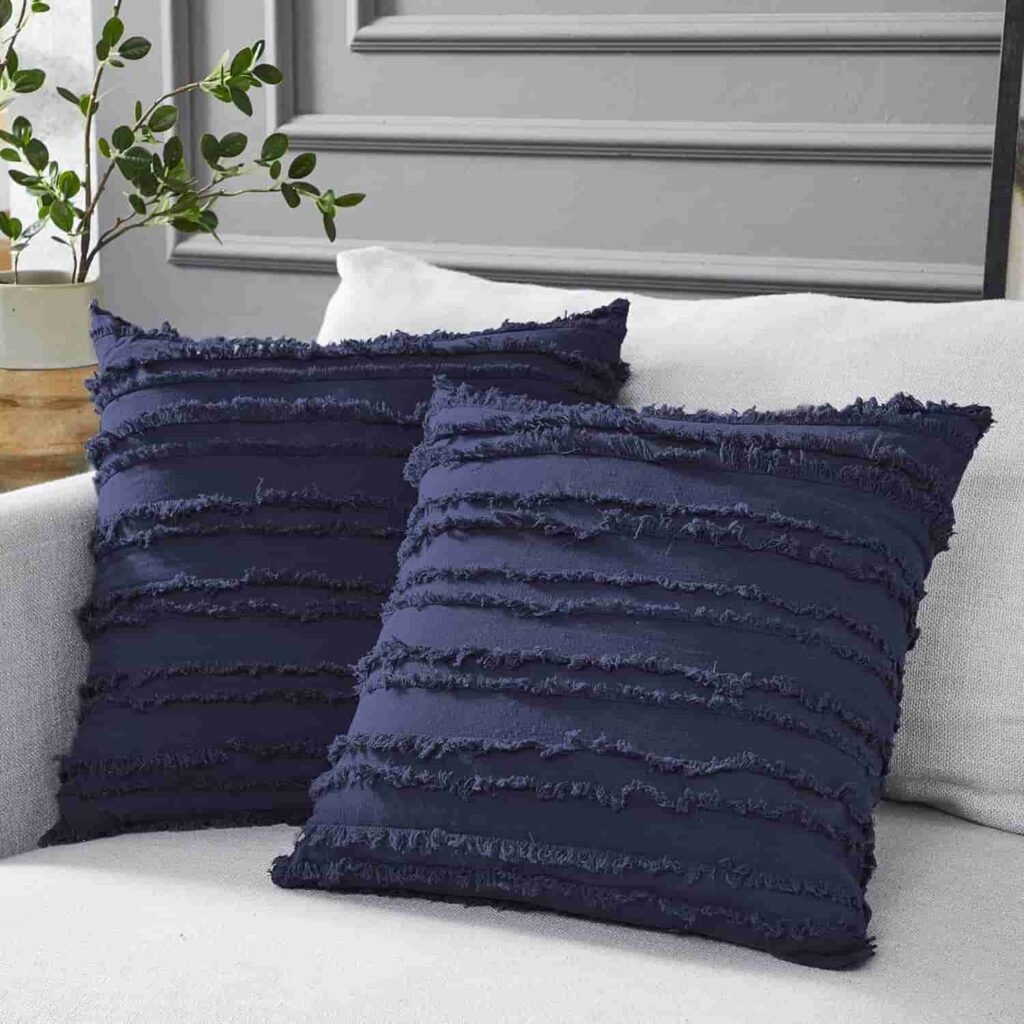 blue pillow covers 20x20