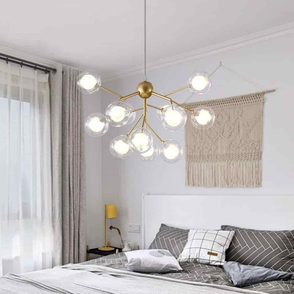 bubble light chandeliers