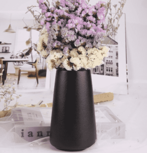 ceramic black vases
