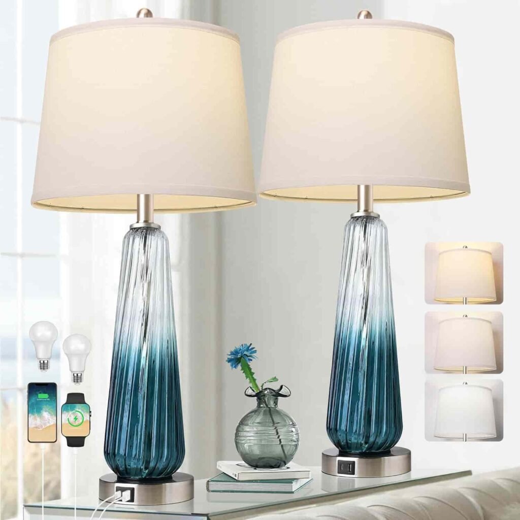 coastal table lamps for bedroom