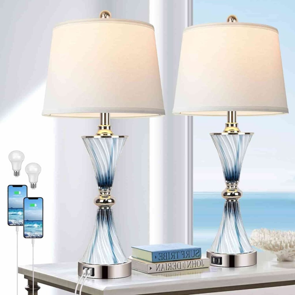 coastal table lamps for living room