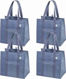 collapsible reusable grocery bags