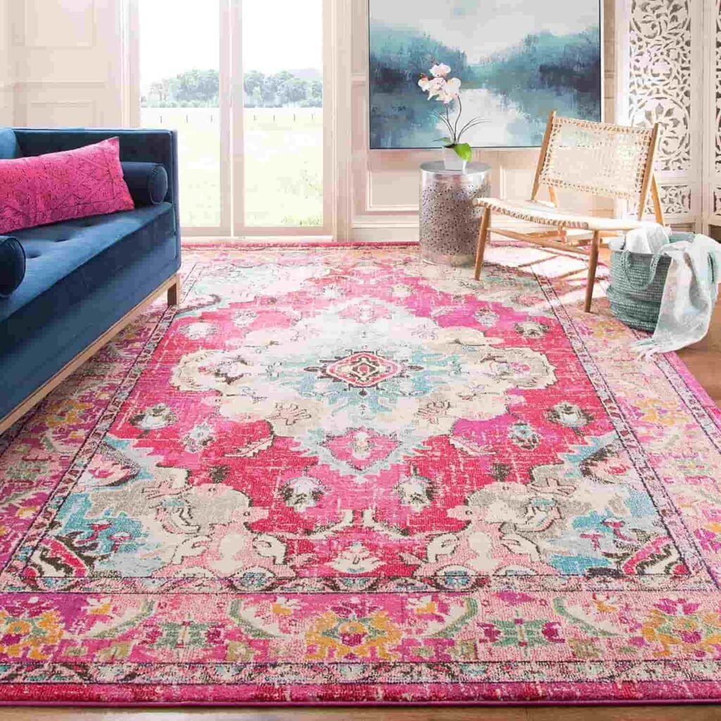colorful rugs for bedroom
