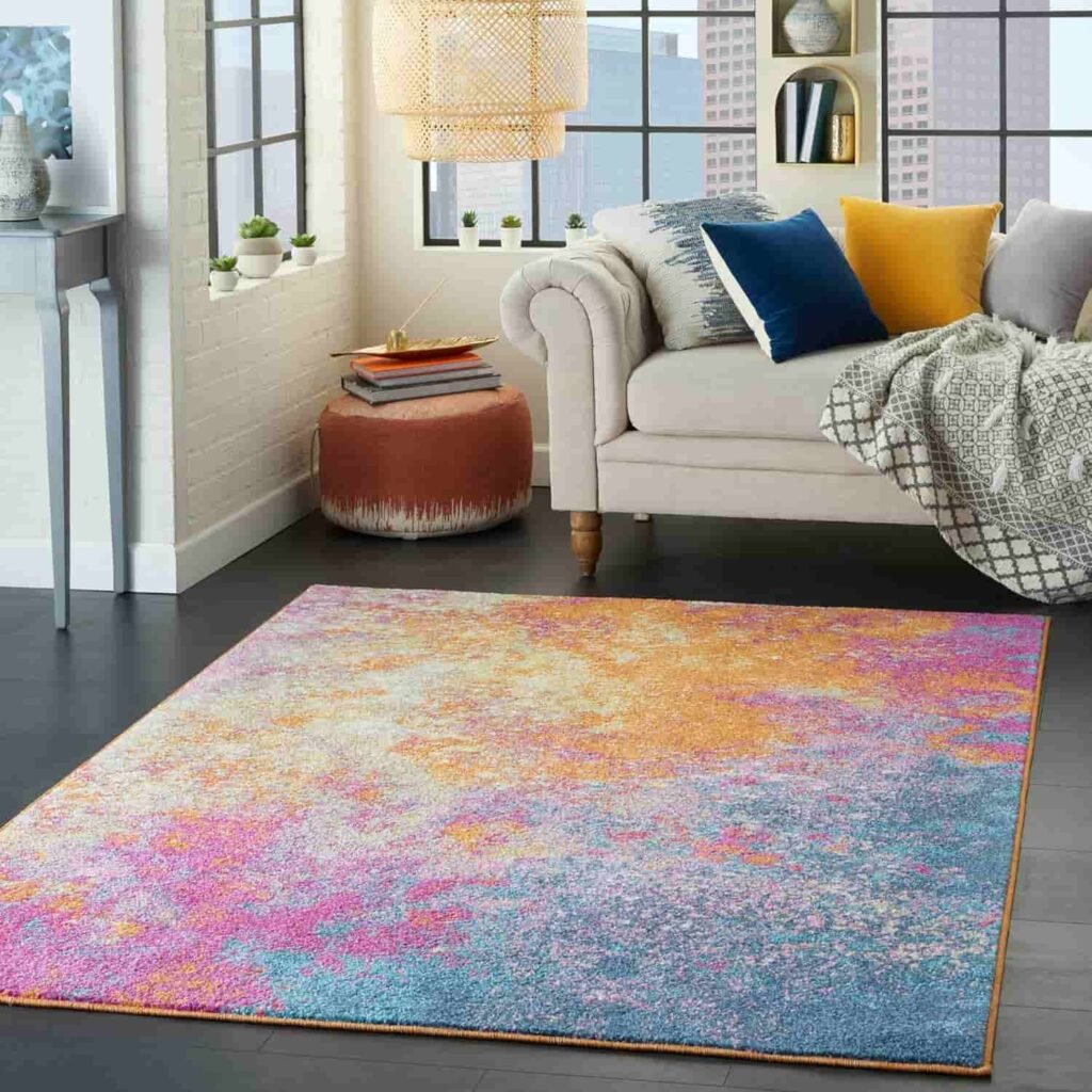 colorful rugs for playroom