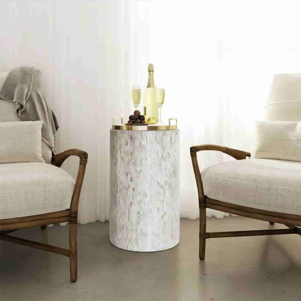 drum side tables for living room