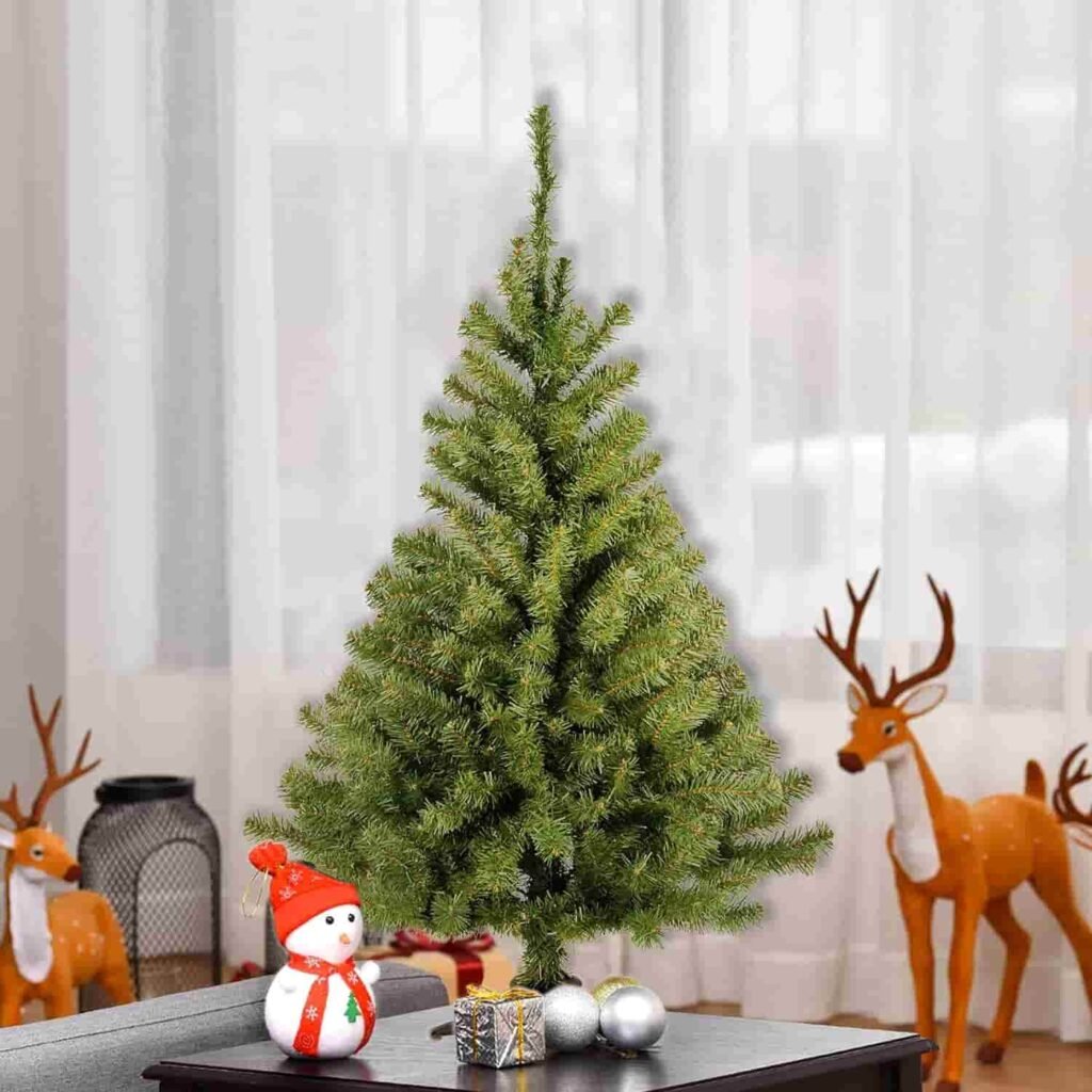 homemade tabletop christmas trees