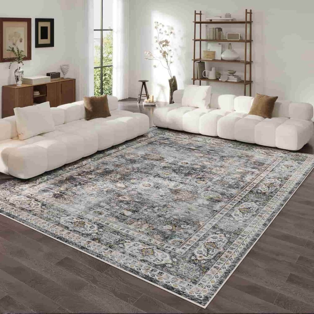 machine washable area rugs amazon