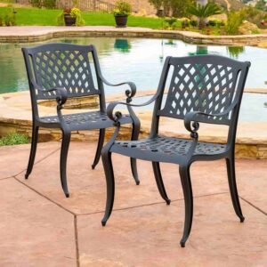 metal outdoor dining furniture