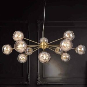 modern glass chandeliers