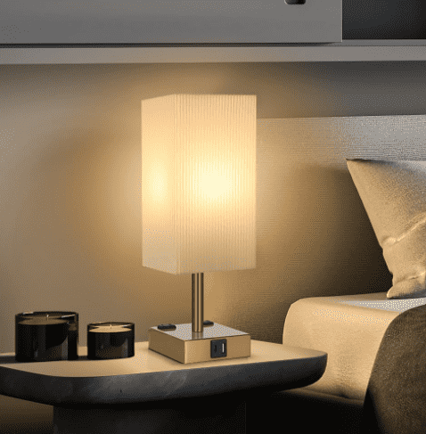 modern pleated table lamps
