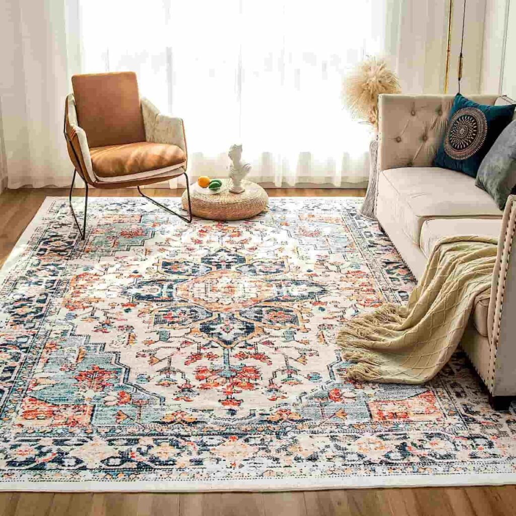 non slip machine washable area rugs