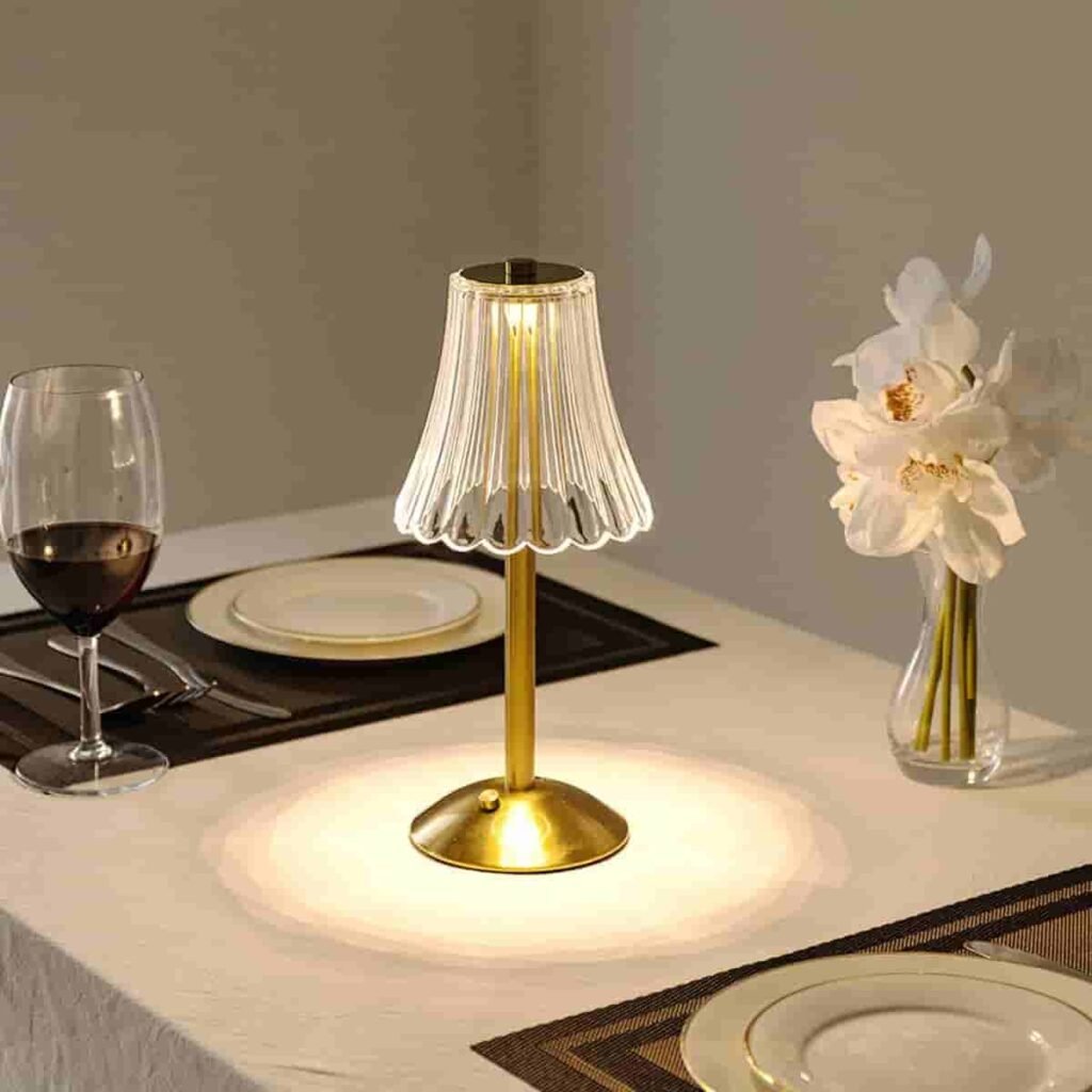 portable vintage brass table lamps