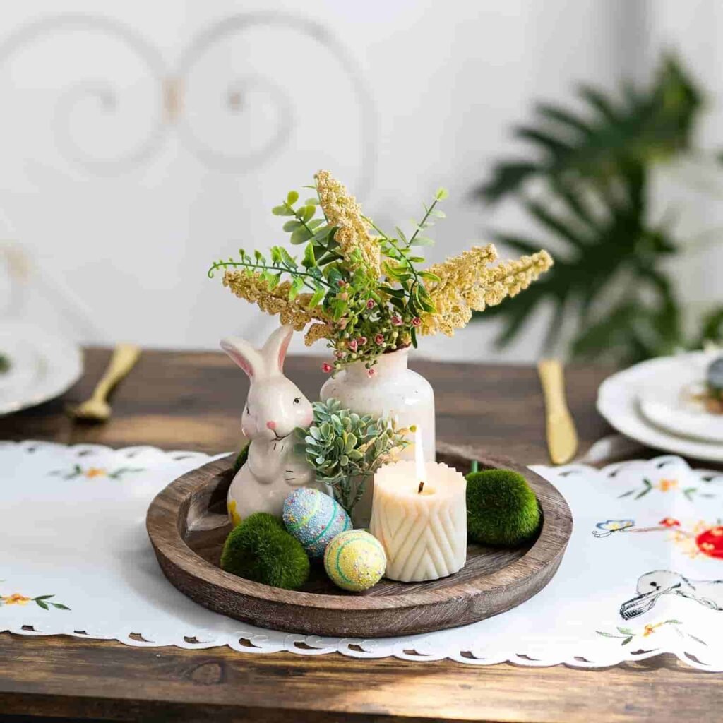 round decorative trays for living room