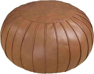 round leather ottomans furniture