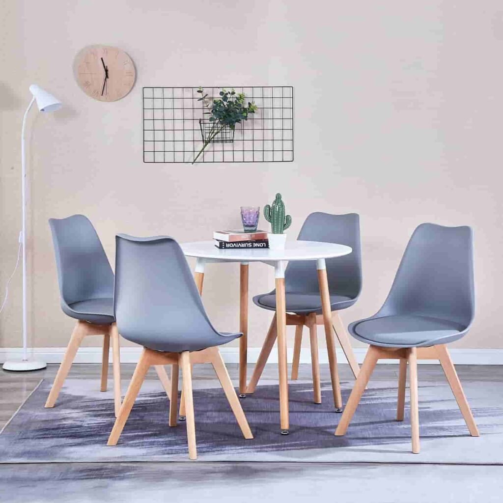 scandinavian dining chairs set of 6