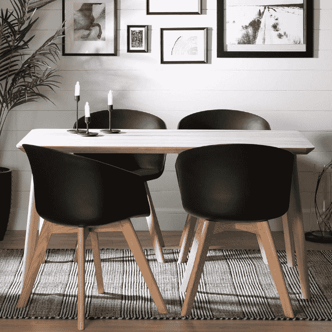 scandinavian dining room chairs