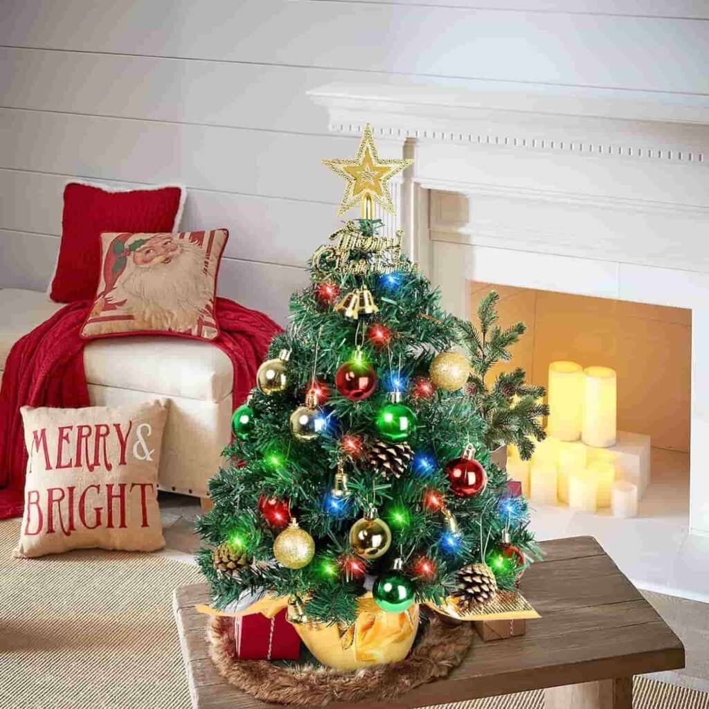 tabletop christmas tree ideas