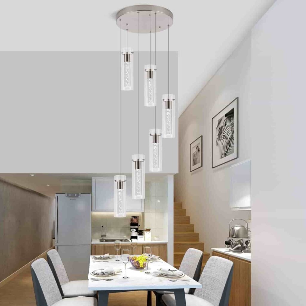 tiny bubble chandeliers
