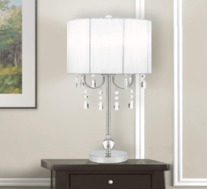 top pleated table lamps